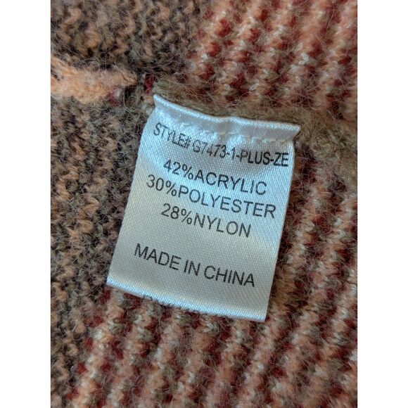 Jodifl 1X Boho Fringe Southwestern Aztec Open Cardigan Duster 34" - Picture 4 of 6